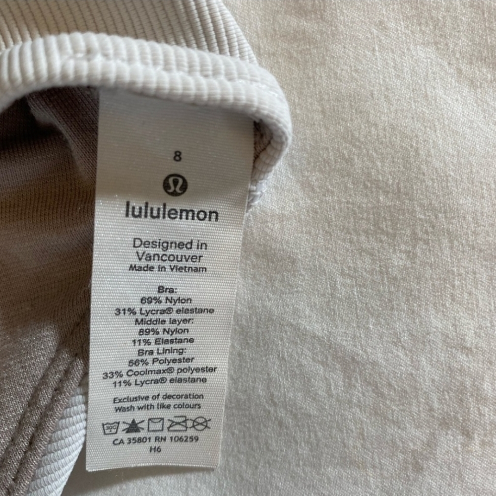 Lululemon Long Ribbed Sports Bra - Picture 3 of 3